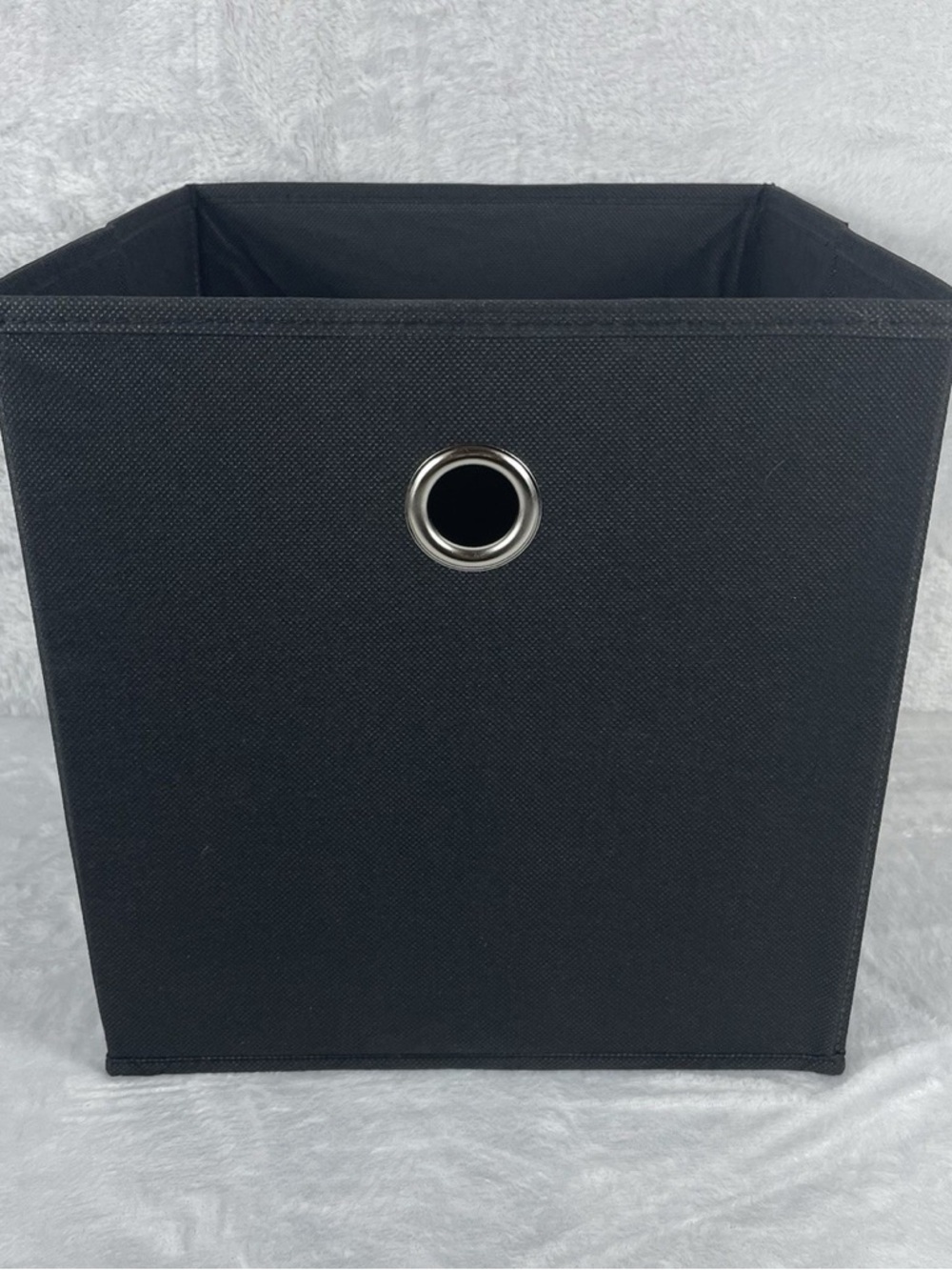 Black Fabric Storage Cubes x4